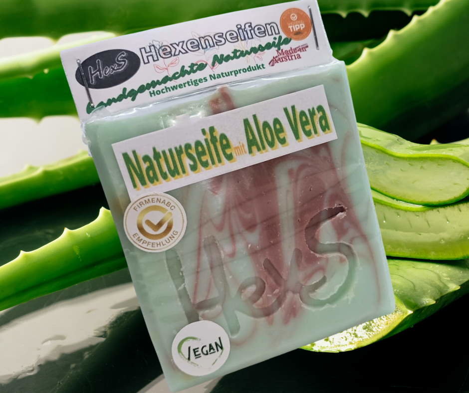 Naturseife Aloe Vera von Hexenseifen